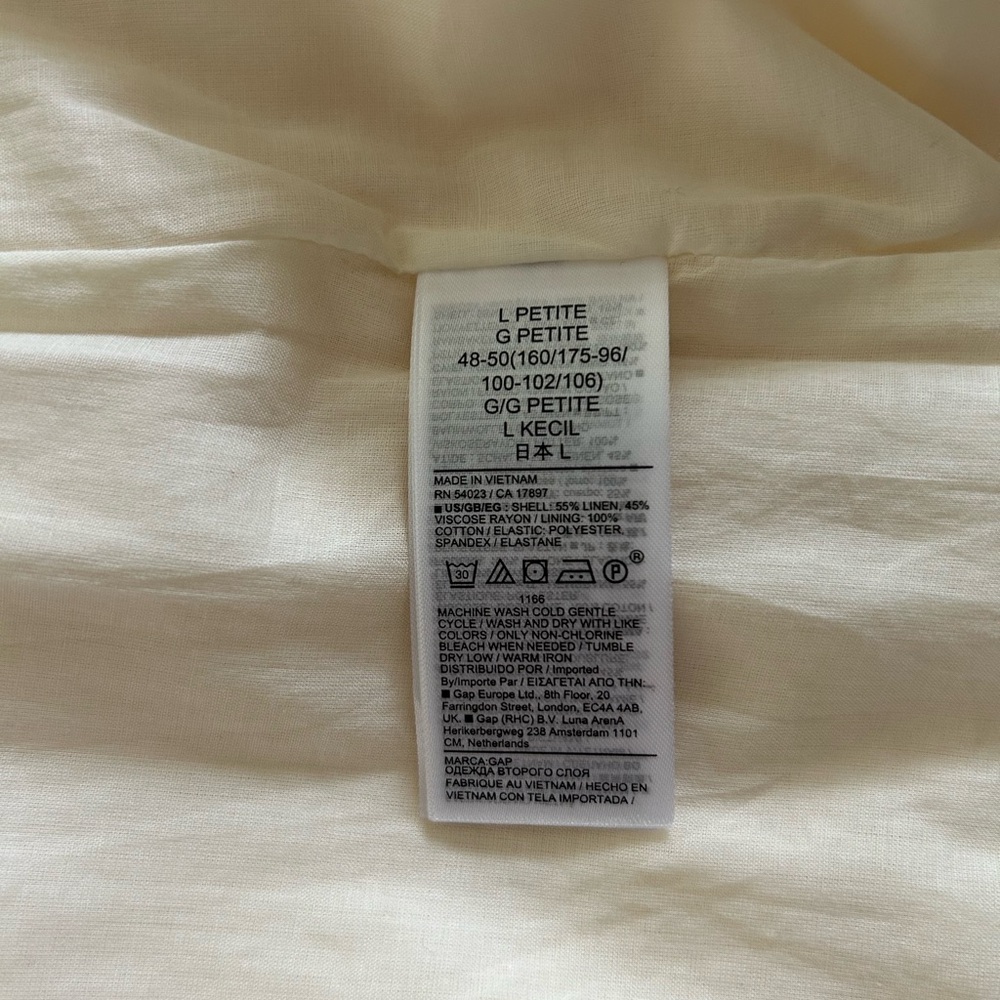 NWT GAP linen blend dress - Picture 5 of 7